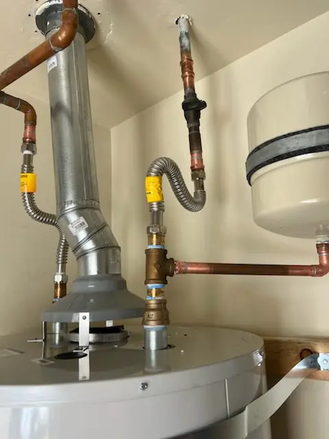 Water heater installation and plumbing repair in Overlook